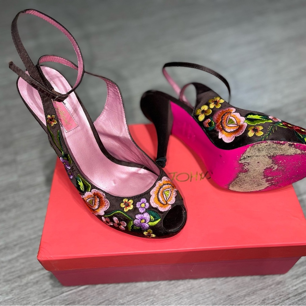 Vintage Betsey Johnson Shoes Size 9 - Picture 5 of 8